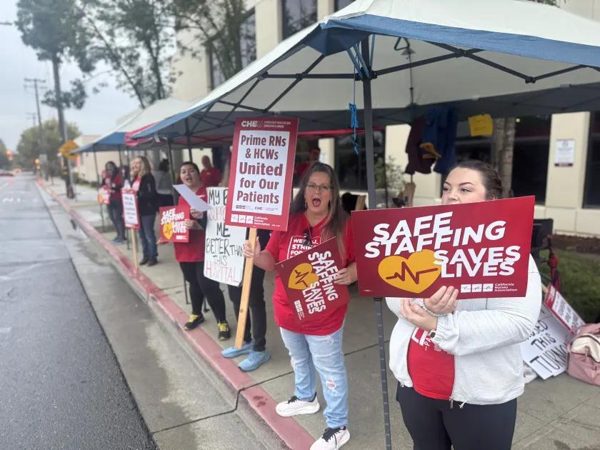 Shasta Regional workers strike for one day over contract negotiations ...