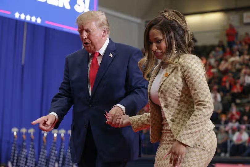 Nicki Minaj attacks pro-trans issues and backs another Trump Presidential run as she giggles on stage at MAGA rally