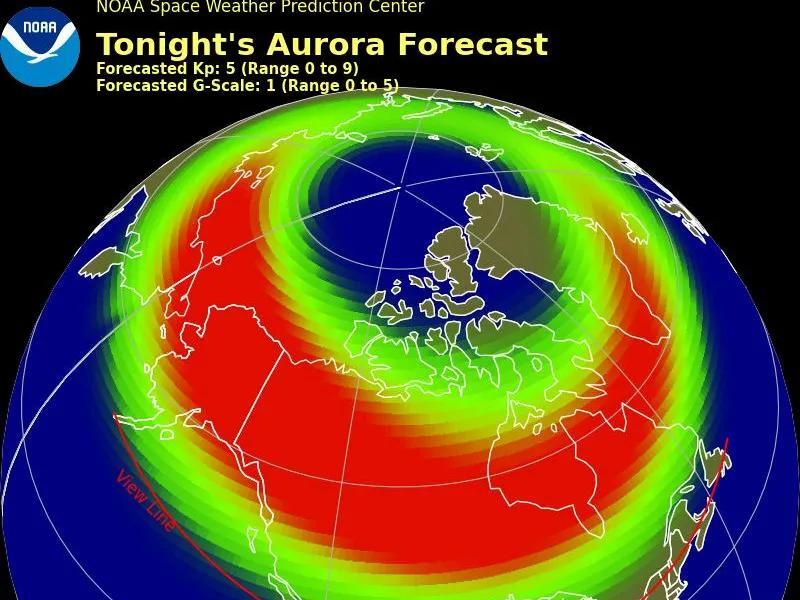 Where can you see the Northern Lights again Friday? Here's a map of