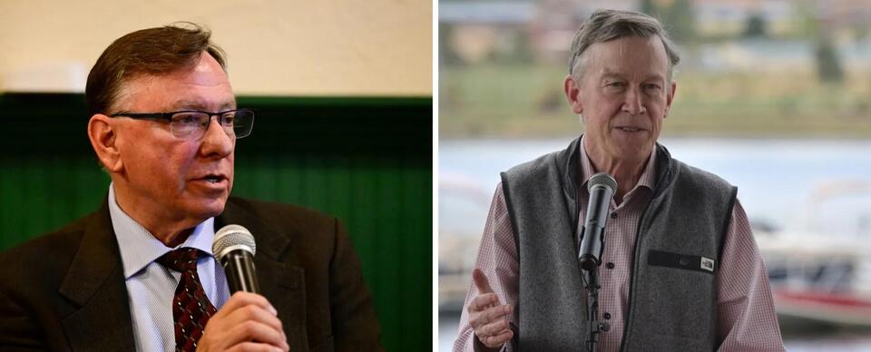 In Senate race, John Hickenlooper and Mark Baisley debate on Trump ...