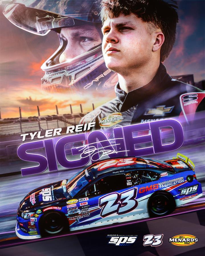 Tyler Reif to Compete FullTime in 2025 ARCA Menards Series East and