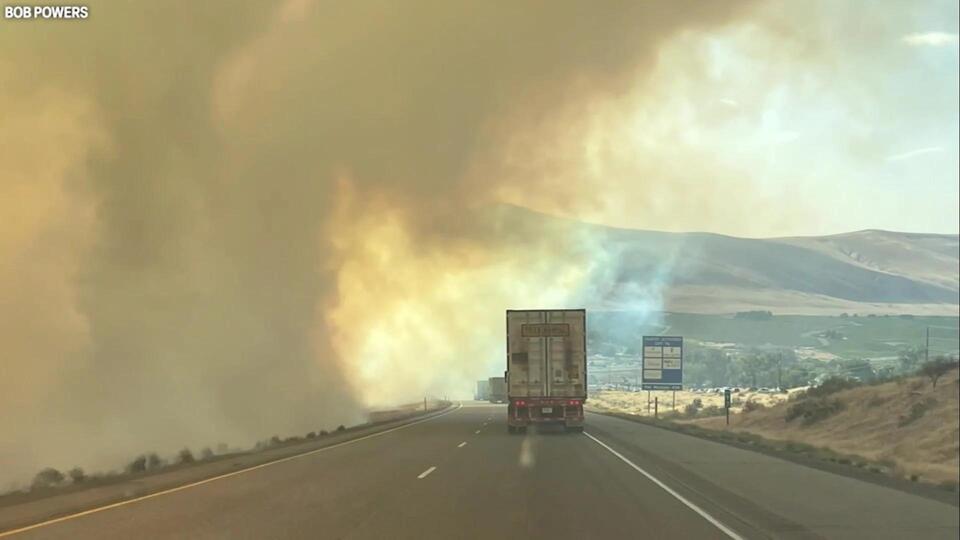 2nd Street fire near Benton City traced to power line failure - NewsBreak