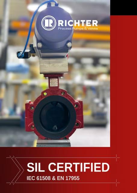 This valve portfolio is certified for functional safety applications ...