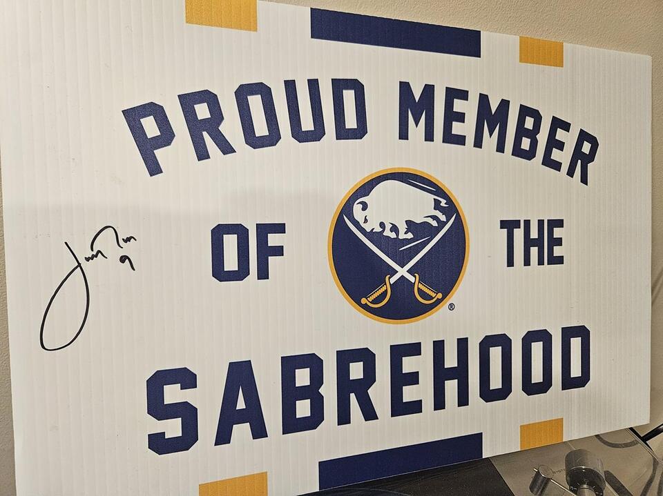 FREE Sabres Lawn Sign Giveaway Tonight from 4-6 PM - NewsBreak