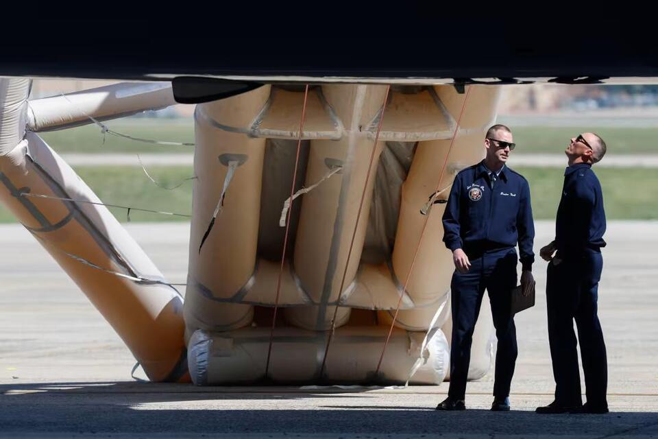 Military personnel accidentally triggered Air Force One emergency slide ahead of Trump’s flight to Dallas