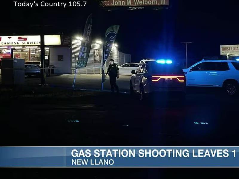One injured in shooting at New Llano gas station