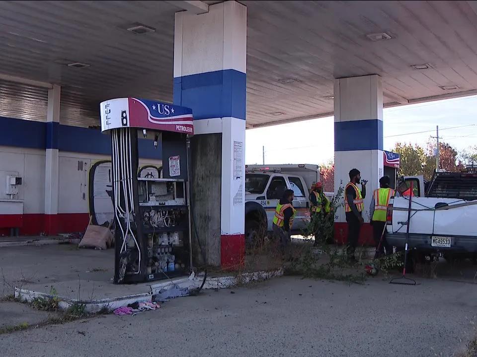 Abandoned gas station in Camden sparks outrage after months of illegal