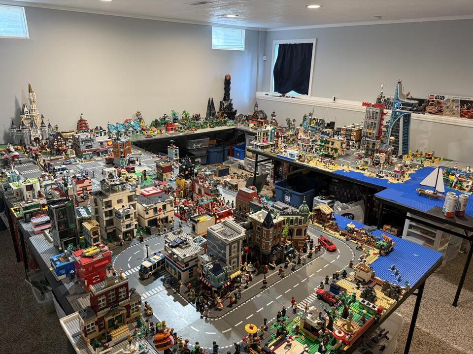 Check Out This Massive LEGO City In An Iowa Basement - NewsBreak
