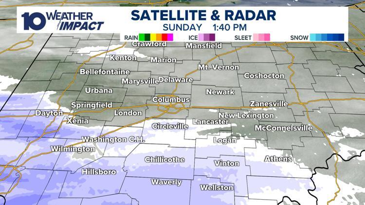 Winter storm tracker: Live radar shows snow making its way to central ...