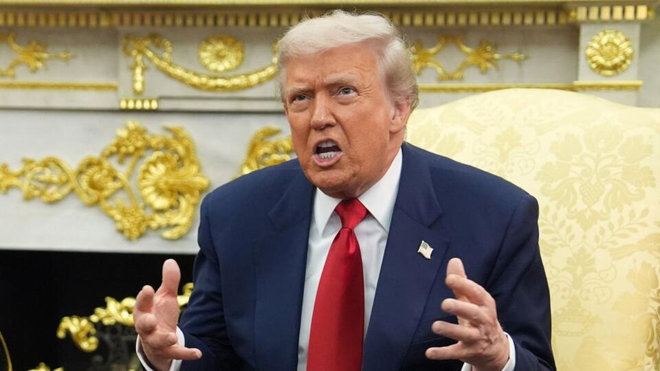 Trump snaps at reporter over Epstein files while hosting Saudi crown ...