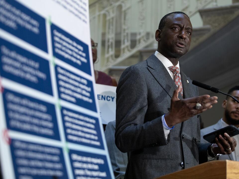 Councilmember Yusef Salaam says NYPD stopped him without giving a