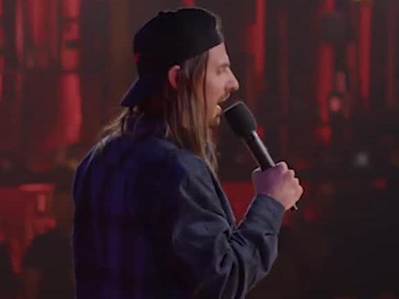 He pays homeage to his inimitable “Uncle Johnny” #standupcomedy
