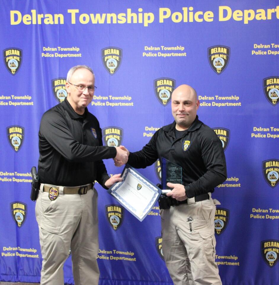 Delran officers earn service awards - NewsBreak