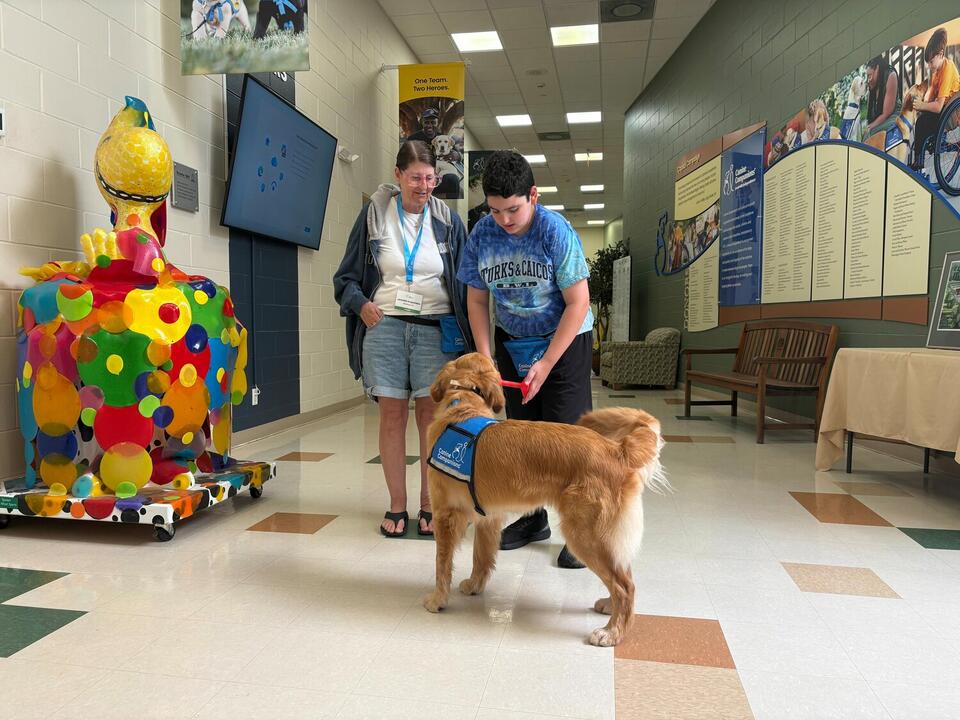 Wantagh boy graduates with service dog from Canine Companions