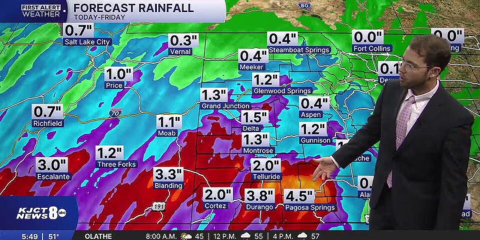 Occasional rain that can be heavy at times elevating flash flooding ...