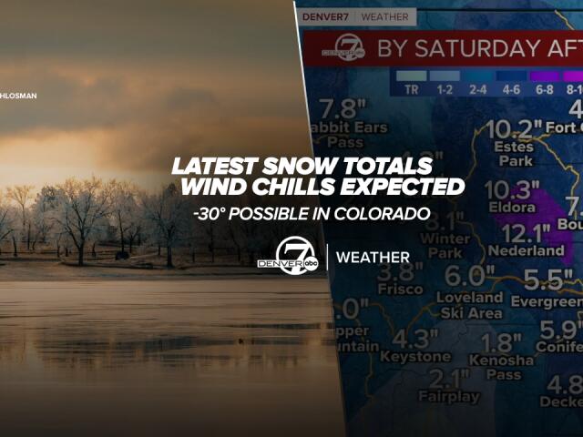Snow and bitter cold temps Saturday, arctic blast stays through Tuesday ...