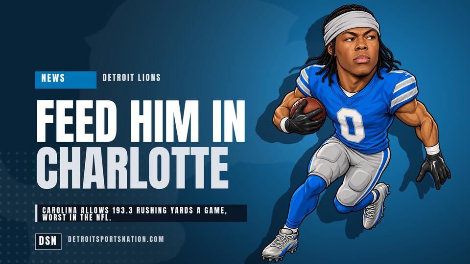 Panthers Allow 193 Rushing Yards a Game. Gibbs Is Next. - NewsBreak