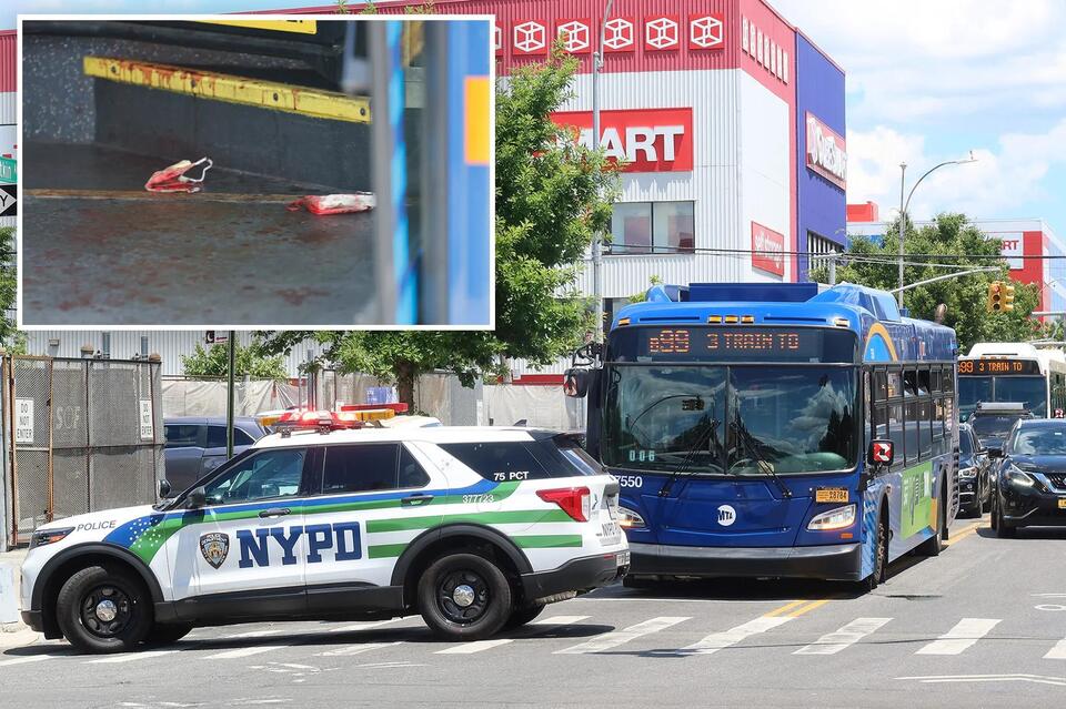 MTA bus driver stabbed in neck during dispute in blood-covered Brooklyn ...