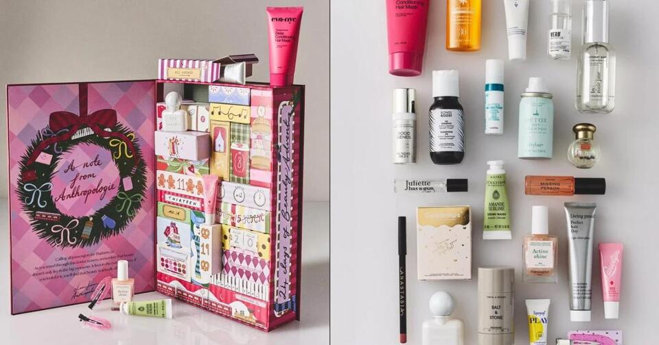 Get $300 worth of beauty products for $98 With Anthropologie’s viral advent calendar
