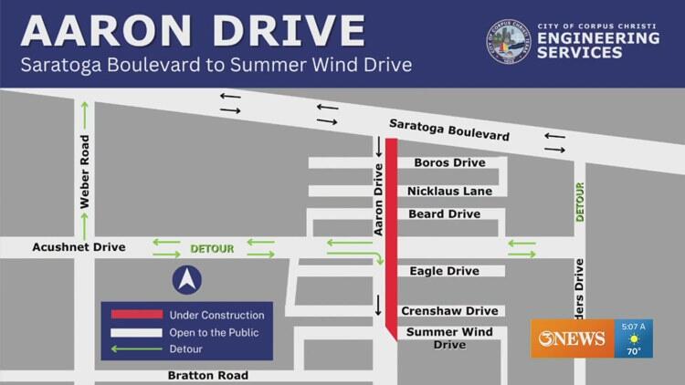 Scheduled traffic change on Aaron Drive - NewsBreak