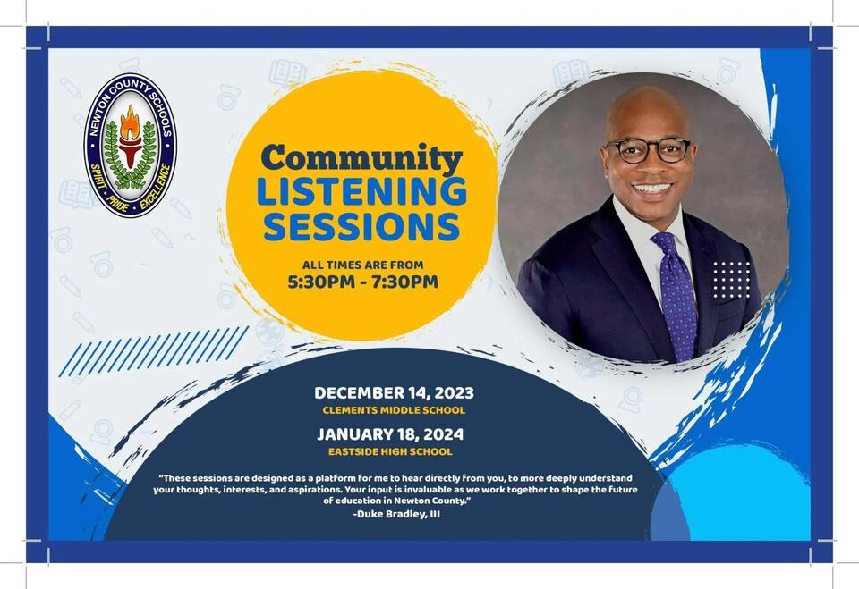 Newton County Schools Superintendent Duke Bradley to Host Community ...