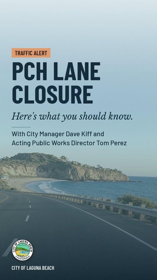 Southbound PCH lane closed near Laguna Beach - NewsBreak