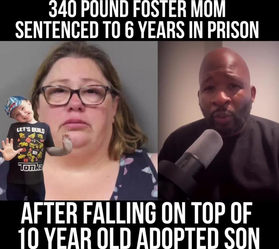 340 POUND FOSTER MOM SENTENCED TO 6 YEARS IN PRISON AFTER FALLING ON ...