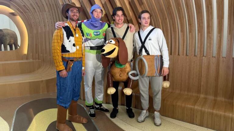 Bruins dress up as ‘Toy Story’ characters as part of annual Halloween ...