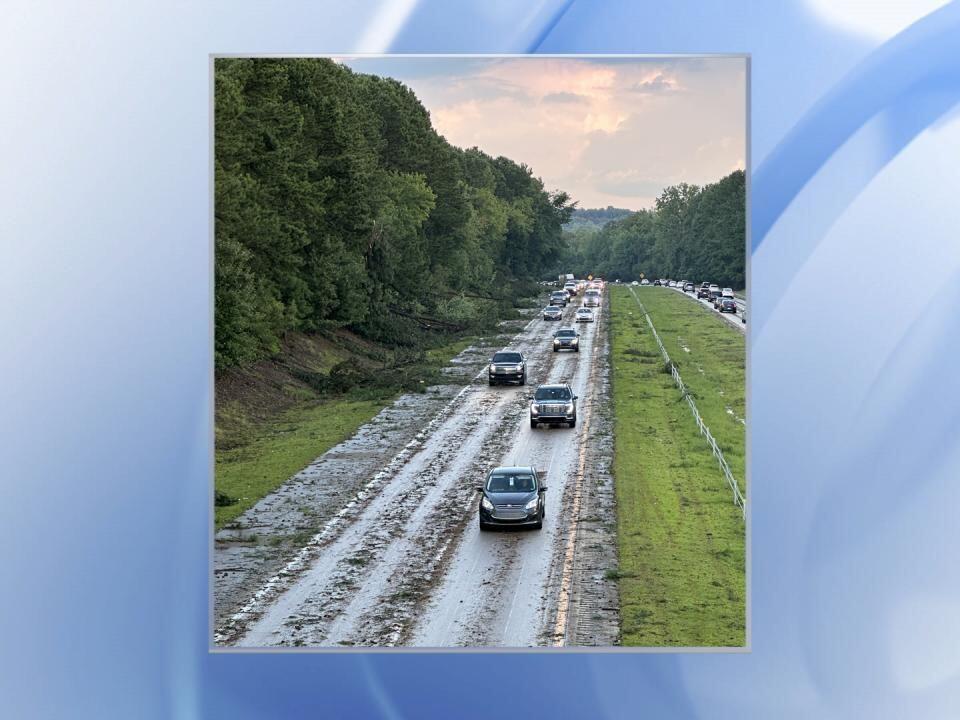 Multiple trees downed as severe storms move through central NC