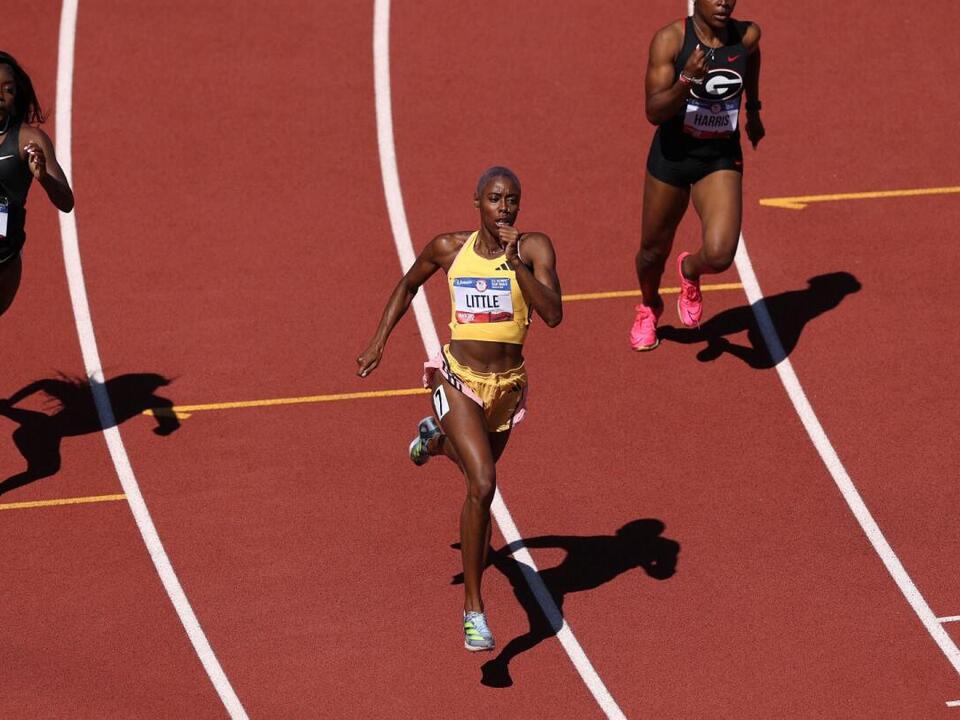 Little wins 400m heat at U.S. Track & Field Trials