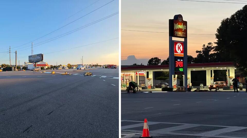 Highway 17 Bypass reopens in both directions after traffic lights fall ...