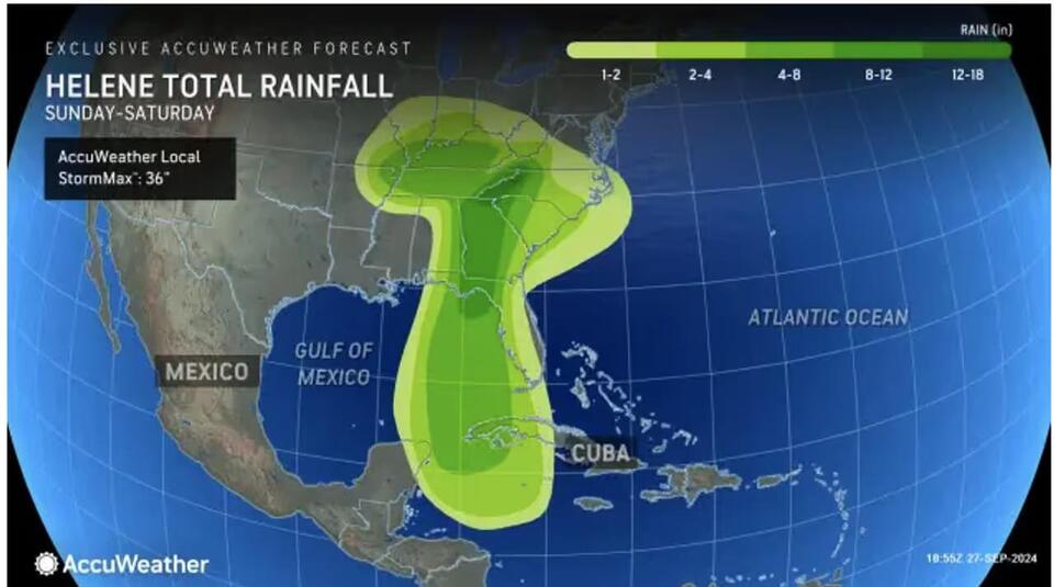 Tracking Helene: Strongest Hurricane Of Season Moving North, Causing ...