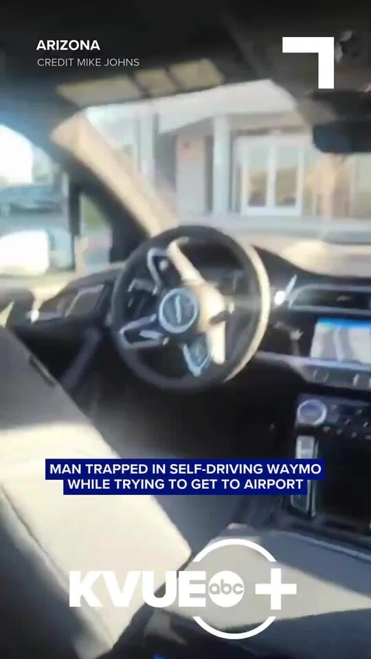 Man trapped inside self-driving Waymo as it drives in circles - NewsBreak
