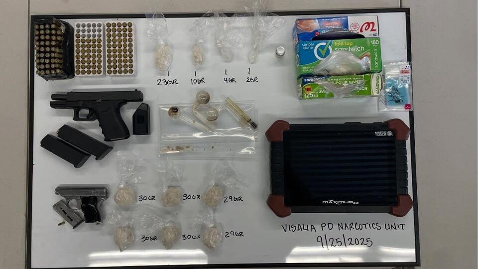 Visalia Police Seize Meth, Stolen Guns, DMT Lab in Drug Bust - NewsBreak