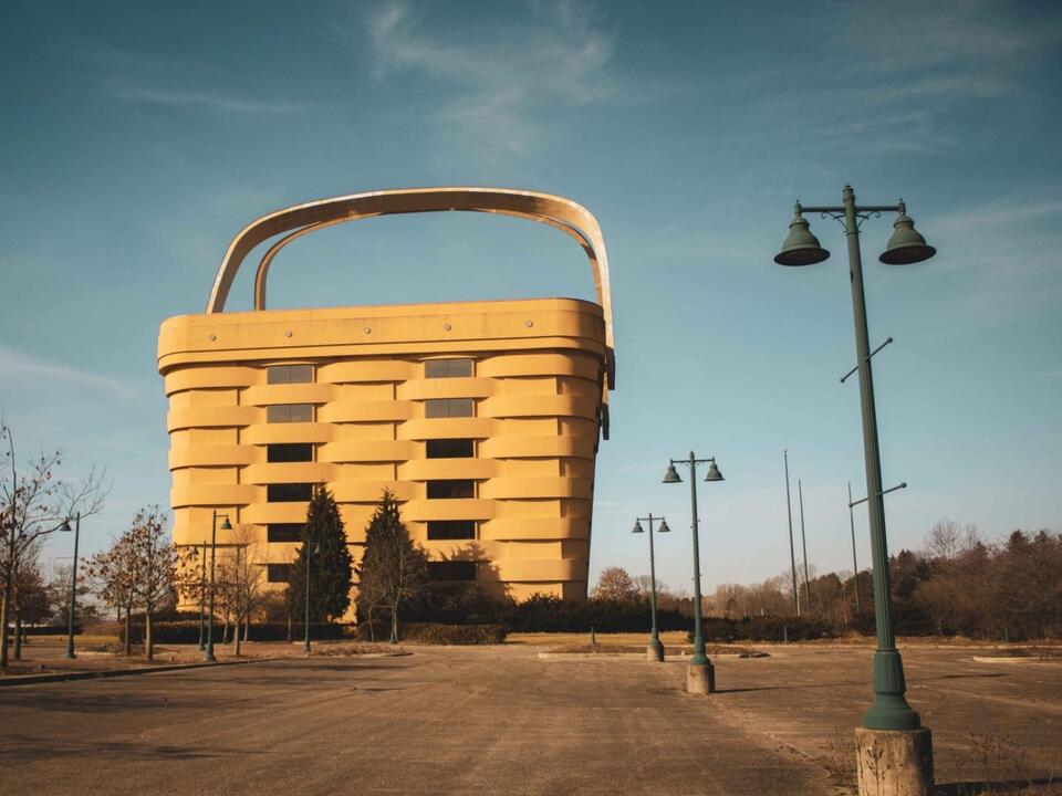 Photographer gets sneak peek inside abandoned Longaberger basket building