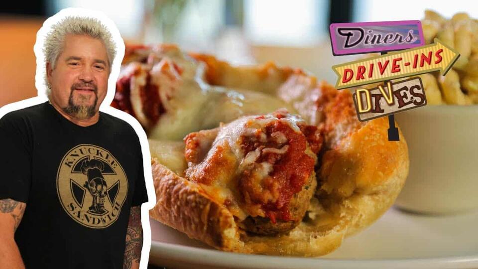 Triple D Feature: a Gigantic Meatball Sub in Alaska