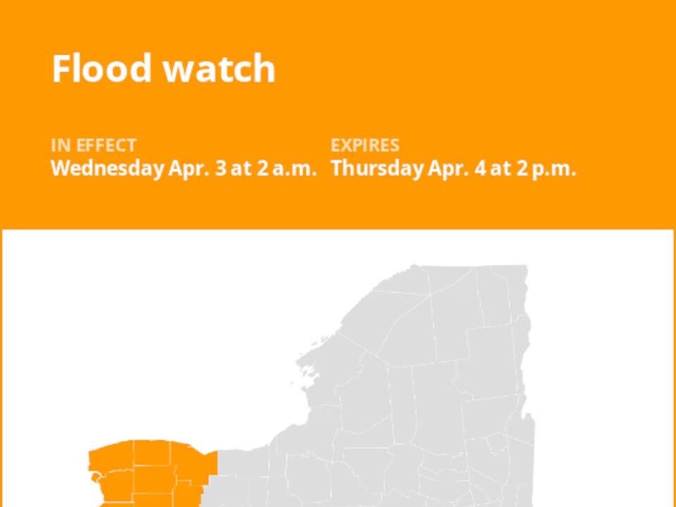 NY weather update: New York under a flood watch Wednesday and Thursday