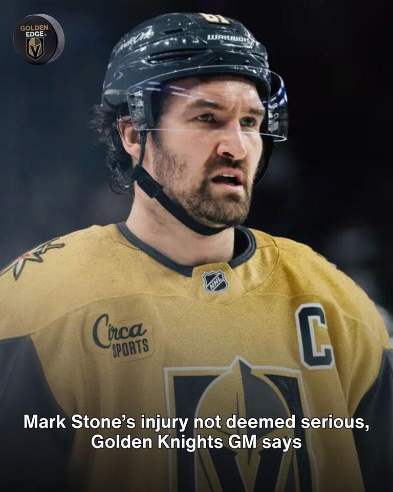 Golden Knights captain Mark Stone injury update - NewsBreak