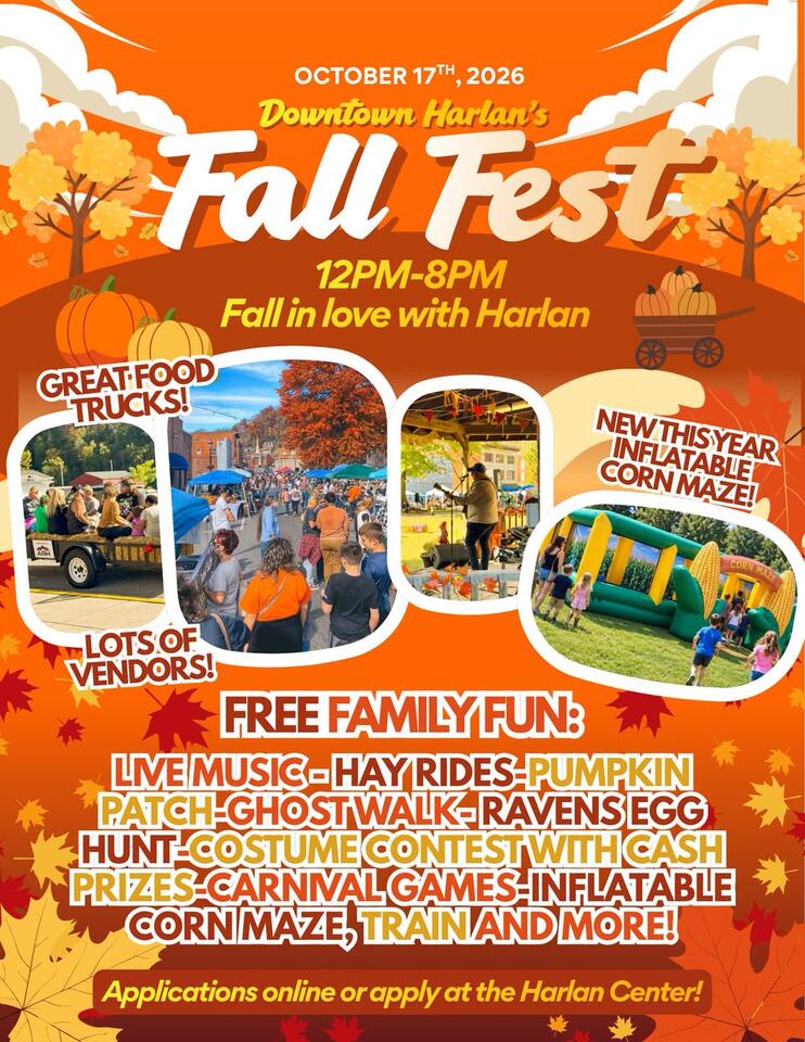 Downtown Harlan Fall Fest set for Oct. 17 - NewsBreak