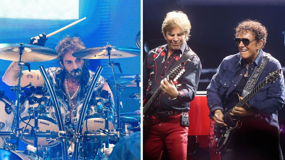 Journey show halted after two songs after drummer Deen Castronovo has ...