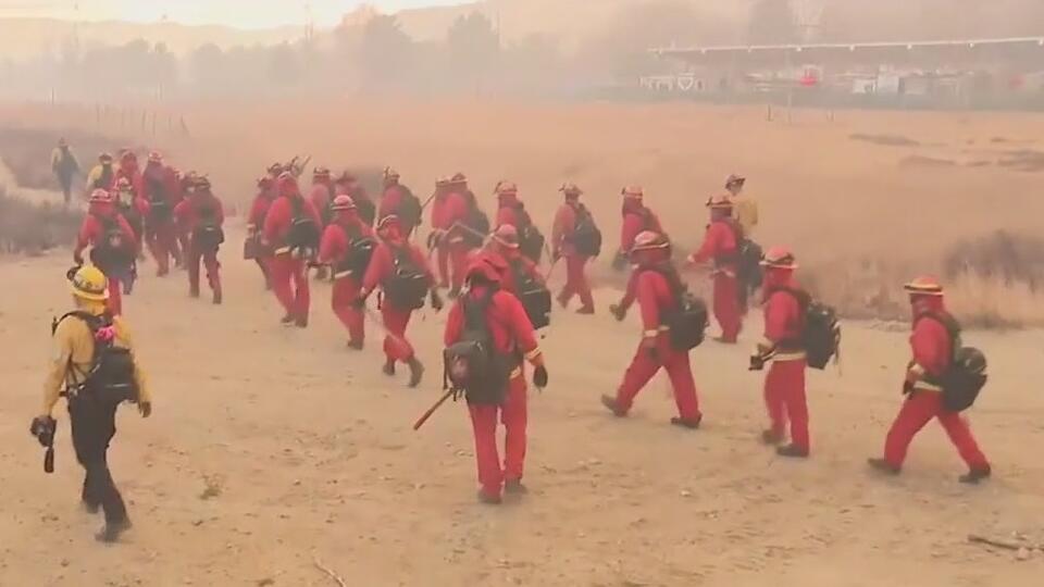 Inmate crews deploy to help fight California fires - NewsBreak