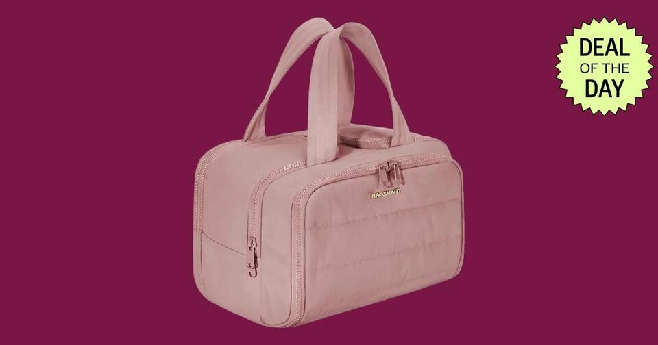 Packing your skincare and makeup is so much easier with this toiletry bag — and it’s currently 40% off on Amazon
