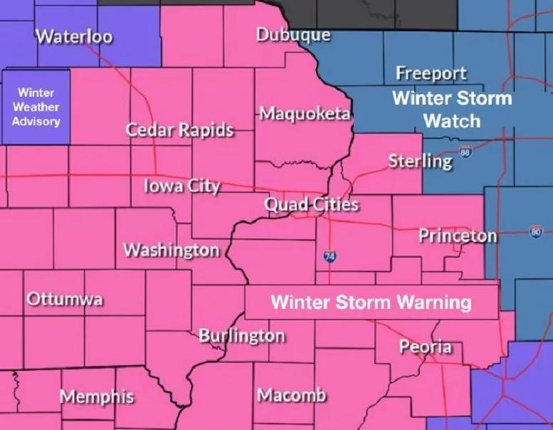 Winter Storm Warning Wednesday and Thursday - NewsBreak