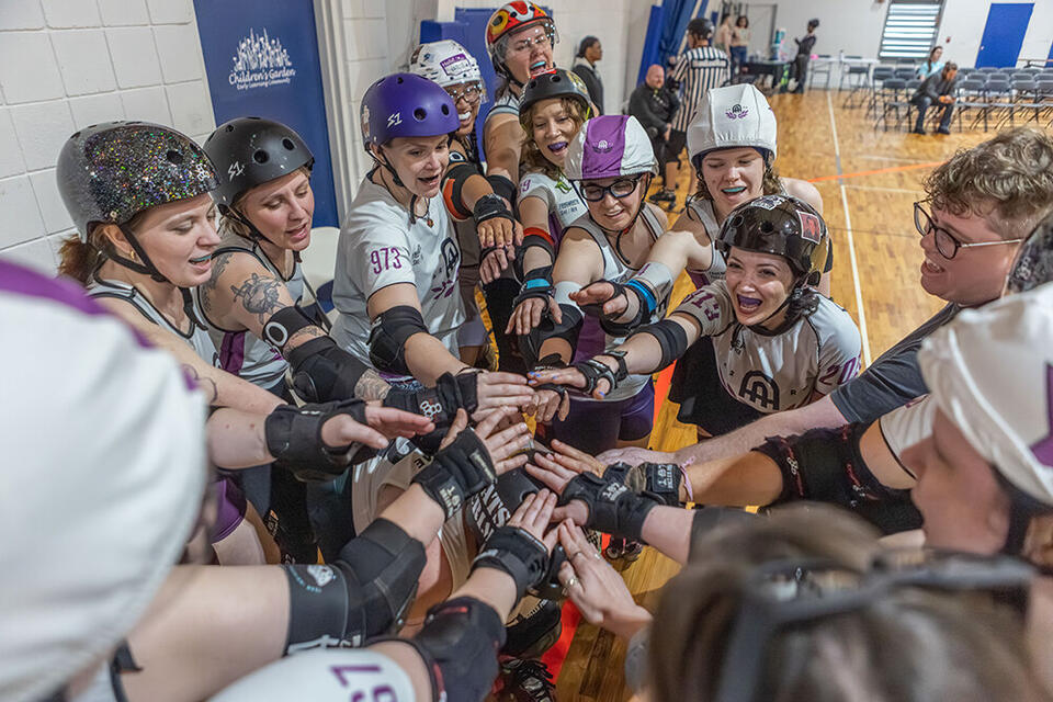 The roller derby capital of the world is Lansing this weekend