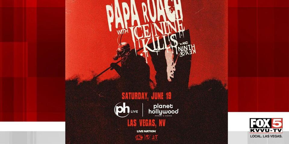 Papa Roach brings 2027 tour to the Las Vegas Strip - NewsBreak