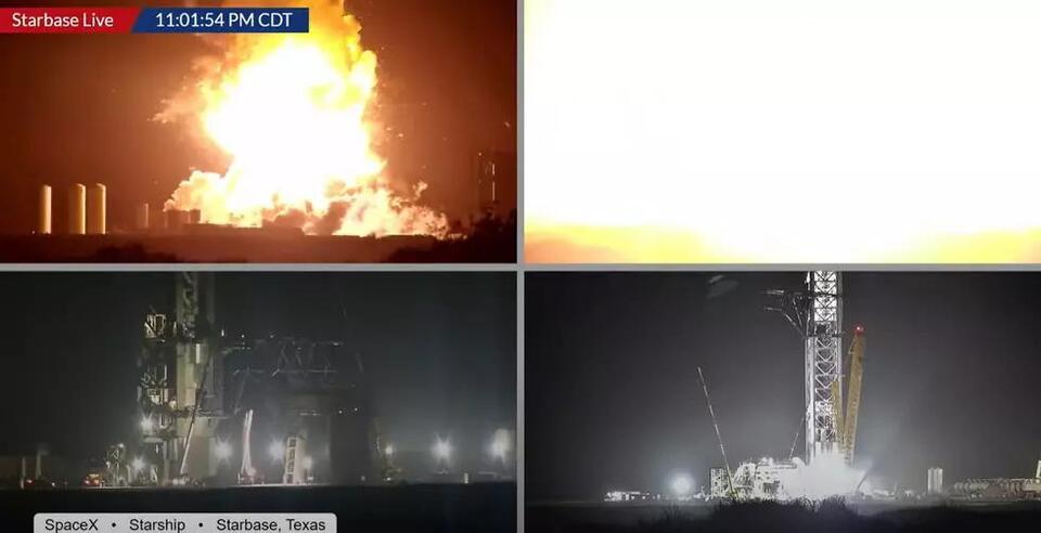 Massive SpaceX Explosion Lights Up Texas Sky During Starship Test ...