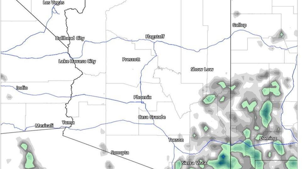 Brief Break in Arizona Monsoon Thunderstorms Before Tropical Surge ...