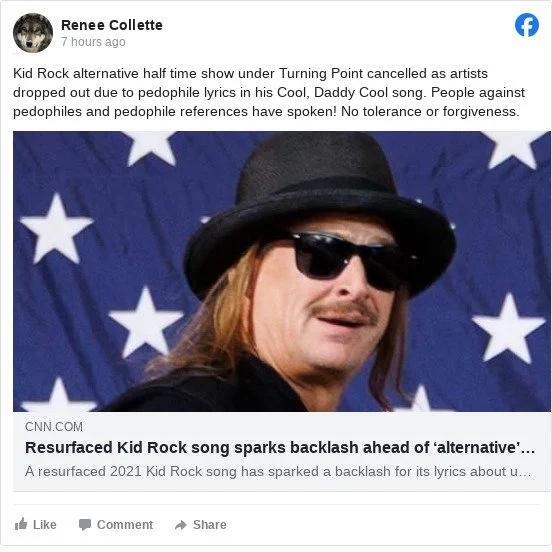 Fact Check: TPUSA Kid Rock Half Time Show NOT Canceled -- Confusion ...
