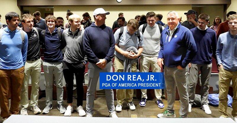 PGA President Rea Jr. visits UCO to inspire next generation of golf ...