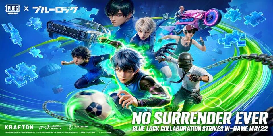 PUBG Mobile hosts a very ill-advised game of football with Blue Lock collaboration